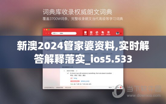 新澳2024管家婆资料,实时解答解释落实_ios5.533